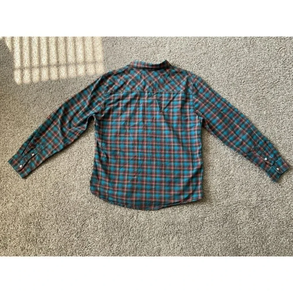 Levi's Plaid Long Sleeve Button-Down Shirt Top‎ Sz 2XL Multicolored
